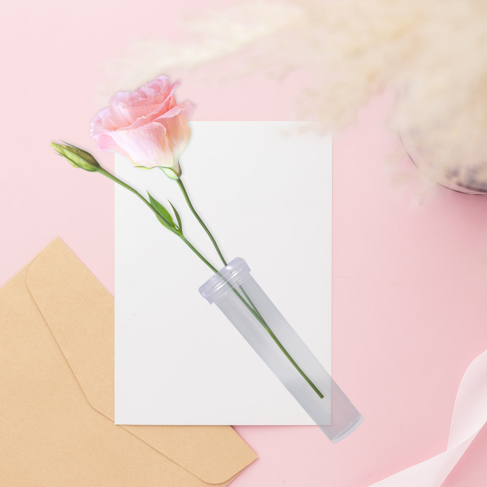 Easy Florist Supply - 100 szt. plastikowych tubek do podawania