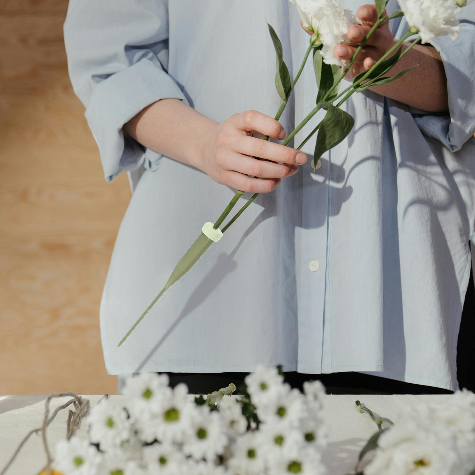 Easy Florist Supply - 50 sztuk zielonych tubek o średnicy