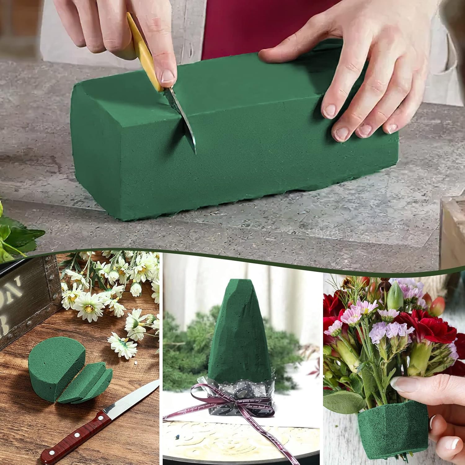 Floral Foam Oasis - Kostka z pianki florystycznej DIY do