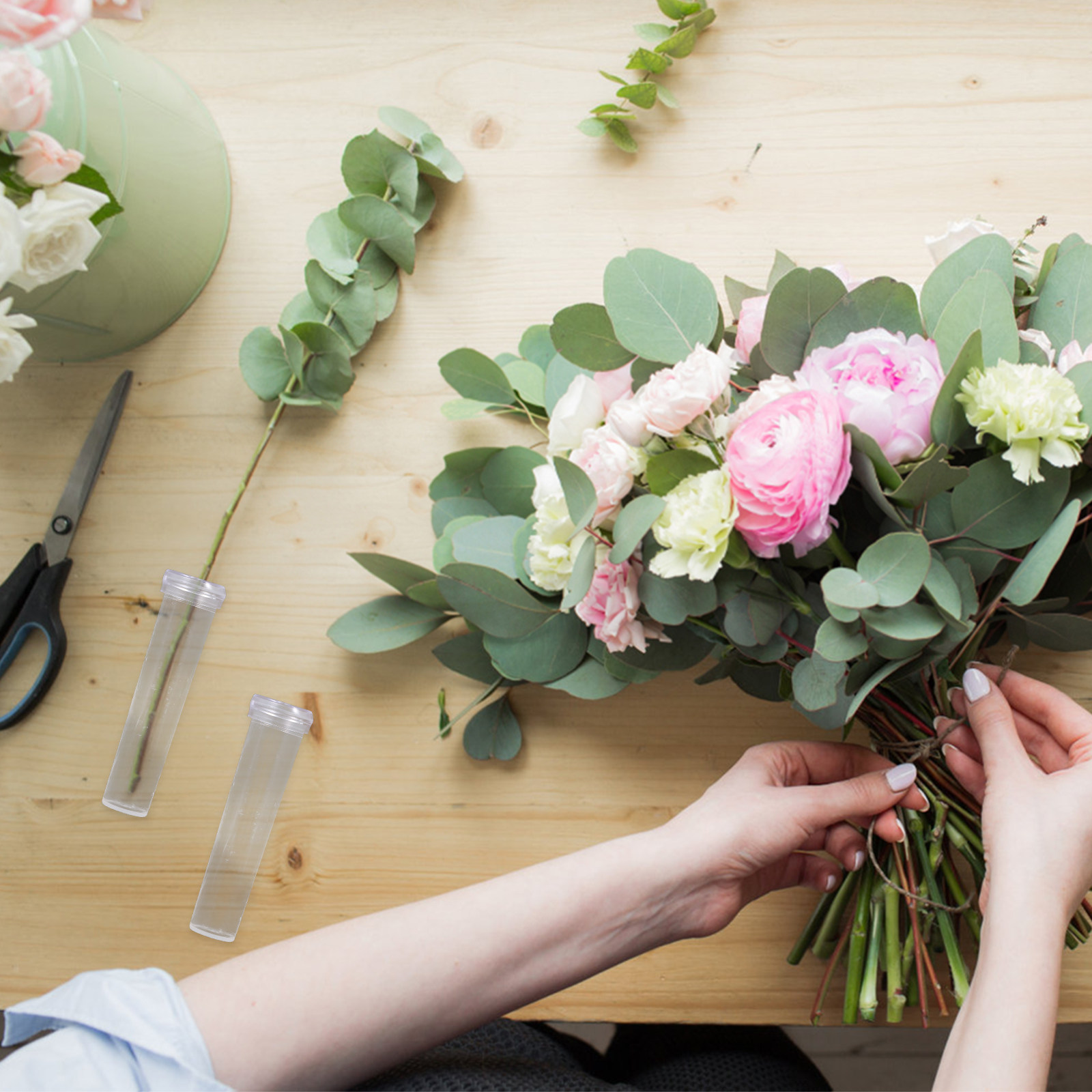 100 szt. plastikowych tubek do – Easy Florist Supply recenzja i cena