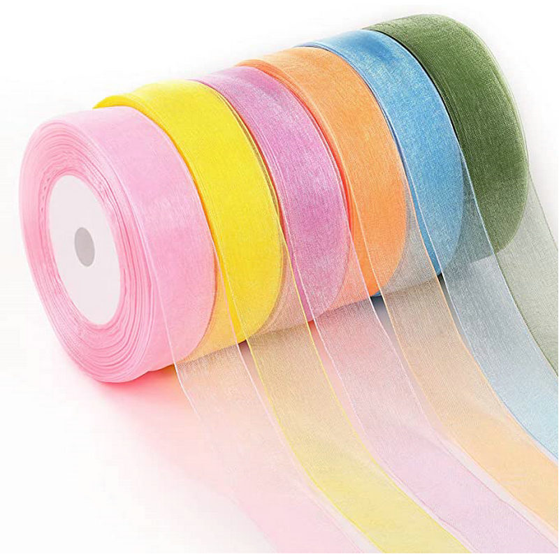50 jardów/rolka wstążka z orga – Ribbon Organza Roll recenzja i cena